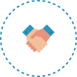 shake hands icon for employability