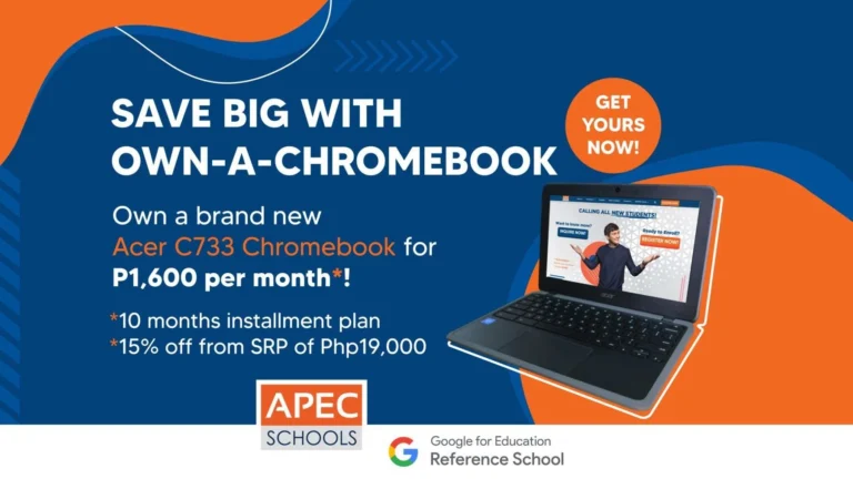 APEC Schools Own a Chromebook program