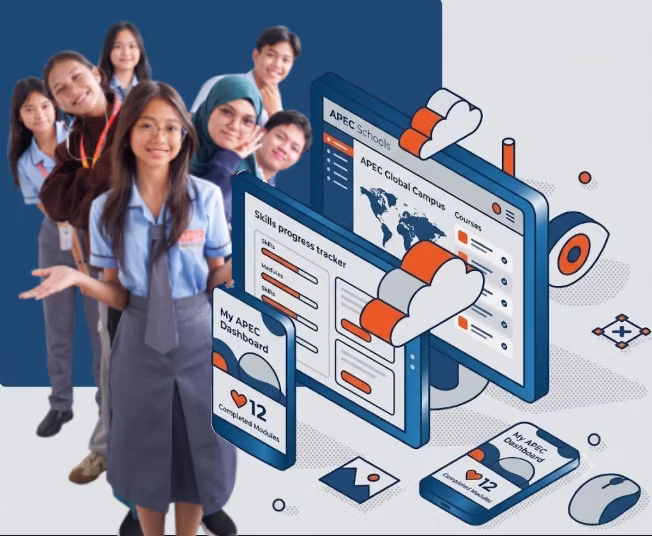 Study with APEC Schools Online Homeschool at the compfort and safety of your Home